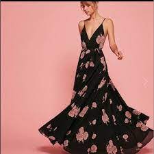 مكعب كل أنواع عاطفي black and pink floral maxi dress - promarinedist.com