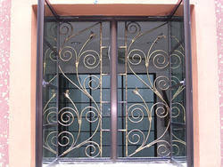 We design and fabricate superior quality and beautifully designed balcony and window grills which are made from high grade stainless steel, mild steel, brass and cast iron. Iron Window Grill Fancy Designs At Rs 250 Square Feet S Shaikpet Hyderabad Id 11785589862