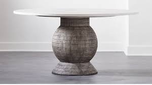 Balance Round Pedestal Dining Table Cb2 Round Pedestal Dining Table Round Pedestal Dining Dining Table