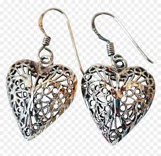 Sterling Silver Filigree Heart Earring Hd Png Download Vhv Search more hd transparent heart image on kindpng. vhv rs