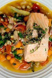 Summer Poached Salmon Sips Nibbles Bites Recipe Recipes Salmon Recipes Summer Seafood Recipes