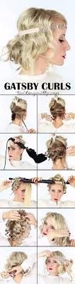 Easy 1920s hairstyles for medium length hair, you can offer light color and medium hairstyles with the legendary flapper waves of 1920s, quite spectacular and sexy. 29 1920s Hairstyles Updo Tutorial