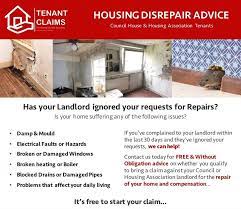 Therefore, if you live in a housing association property and feel that your landlord is not adhering to the law and you have suffered some form of damage as a result, you could be entitled to compensation. Housing Disrepair Claims Posts Facebook