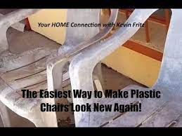 Scrub the furniture starting from the top and work your way down using circular motions. The Best Way To Make Plastic Chairs Look New Again Youtube