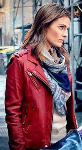 Pin By S B On 1 Stana K Red Leather Jacket Leather Jacket Fashion