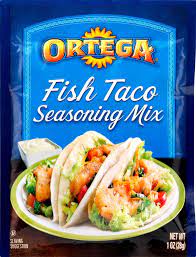 Spicy fish tacos can turn an ordinary weeknight into a flavor vacation! Ortega Fish Taco Seasoning Mix 1 Oz Fry S Food Stores