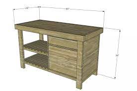 Learn how to build and make a double sided kitchen island using standard 30 inch wall cabinets. Free Diy Kitchen Island Plans