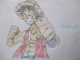 One piece anime straw hat luffy shanks red hair ornaments action figures gift doll toys 18cm child luffy models pvc collection. Anime Character Drawing Challenge Straw Hat Luffy Steemit