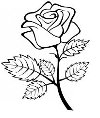 Color with tattoo containing a skull, a snake and beautiful roses with leaves. Printable Rose Pictures Coloring Home