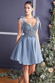 Rose gold, smokey blue style #: Smokey Blue Dama Dress Cd 00cd0174 Danielly S Boutique