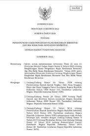 Pergub Nomor 8 Tahun 2020 Jdih Pemerintah Provinsi Bali