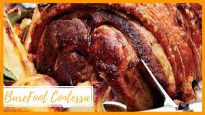 Take the tenderloin out of the bag, discarding the garlic and herbs. Barefoot Contessa Roast Loin Of Pork W Roasted Root Vegetables Ina Garten Youtube