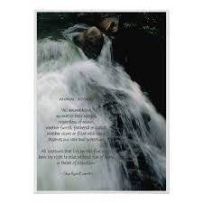 Waterfall Poster Wildlife Conservation Poem Nature Posters Conservation Art Poster Prints