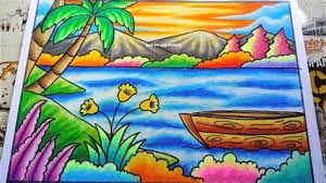 Gambar gratis di pixabay lukisan alam benda bunga alam lukisan. Download Lukisan Pemandangan Alam Yang Mudah Lukisan Ilustrasi Alam Gratis