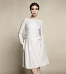 Camelot Dress In Winter White Tweed Winter Dresses Dresses Fall Wear