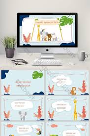 Sebuah vektor berdaun pohon kartun background ppt. Cute Cartoon Drawing Wind Kindergarten Animal Introduction Ppt Template Powerpoint Pptx Free Download Pikbest Desain Presentasi Presentasi Kartun