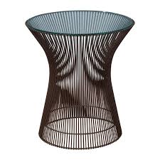 Warren Platner Bronze Side Table For Knoll In 2020 Side Table Bronze Side Table Glass Side Tables