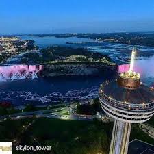 But the true masterpiece of the house came from its revolving dining room, perfectly executed over. Skylon Tower Revolving Restaurant Overlooking Niagara Falls Skylon Tower Niagara Falls Restaurants Falling Water Architecture Niagara Falls Ontario