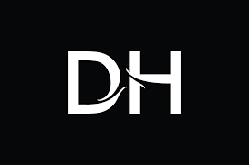 dh monogram logo design by vectorseller thehungryjpeg com monogram logo design logo design monogram logo