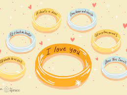 The most popular thing to get engraved on your wedding bands is your partner's initials, his/her name or both of your names and/or your wedding date. Wedding Ring Engraving Ideas