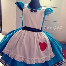 Confeccionado en algodón azul y blanco. Vestido Alicia En El Pais De Las Maravillas Tutu Alice In Wonderland Disfraz Alicia Tutugiselle T Vestidos De Payasitas Vestidos Para Ninas Alicia Disfraz