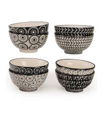 Black And White Bowl Home Page Zulily White Bowls Black And White Dishes Bowl Set