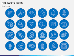 Uwu aesthetic kawaii cute tiktok icon. Fire Safety Icons Powerpoint Template Ppt Slides Sketchbubble