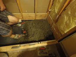 To make sure that your shower pan gets the care it deserves, make sure that you choose a quikrete sand mix like floor mud. How To Build A Tile Shower Floor Shower Pan Construction Diy