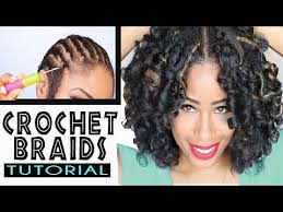 Small wavy curls can be looped with wavy box braid to give a false view of some hair left unbraided. Crochet Braids How To Do Crochet Styles For Beginners