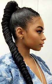 With these many decisions hair stylist have truly put collectively a gallery of. Ponytail Hairstyles For Black Women Ponytail Hair Styles Ponytail Hairstyles Womens Hairstyles