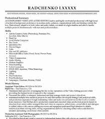 Throughout his distinguished career, berliner has approached documentary like an artist and memorized, through films about his family such as nobody's business. Assistant Video Editor Resume Example Editor Resumes Livecareer