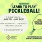 BEGINNER! Learn to Play Pickleball (4 WEEK PROGRAM)