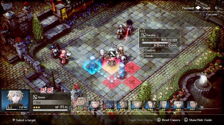 Ilustrasi strategi grid dan intrik politik ala RPG taktis
