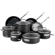 All Clad B1 Nonstick Hard Anodized 13 Piece Cookware Set Bed Bath And Beyond Canada Hard Anodized Cookware Pots And Pans Sets Cookware Set