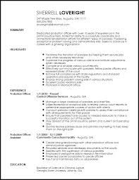 free creative probation officer resume