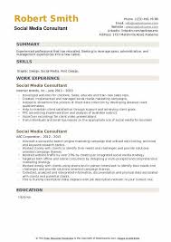 Skills on a resume for more insight on how to frame this. Social Media Consultant Resume Samples Qwikresume