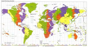 Timezone Map Crunchify Time Zone Map World Time Zones