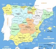 Carte de l'espagne, retrouvez l'espagne sous forme de carte de l'espagne détaillée par régions. Carte Espagne Costa Vacances Guide Voyage