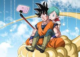 Goku and Bulma riding on flying nimbus ^O^ Lineart and color by me. Goku X  Bulma | Dragon ball super manga, Dragon ball super goku, Dragon ball super  art