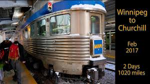 Train From Winnipeg To Churchill Canada Feb 2017 Youtube