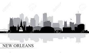 New Orleans City Skyline Silhouette Background Vector Illustration City Skyline Silhouette Skyline Silhouette New Orleans City