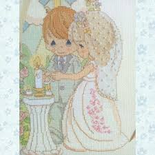 Magical, meaningful items you can't find anywhere else. Precious Moments Wedding Cross Stitch Set Pm79 And The Two Shall Become One Hobbies Toys Stationery Craft Craft Supplies Tools On Carousell