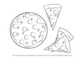 It's very easy art tutorial for beginners. Learn How To Draw Pizza And Slices Of Pizza Pizzas Step By Step Drawing Tutorials