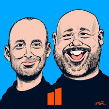 TBT — Last year I drew @chadkultgen and @willsasso of @dudesypodshow! Swipe  to see my drawing featured at the beginning of Episode 29 — and go listen  and subscribe to Dudesy if
