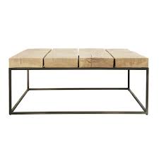 table basse carree en chene massif et metal noir magnus couchtisch quadratisch couchtisch holz couchtisch metall