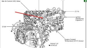 Looking for the location of the trans speed sensor on a 2006 ford fusion. Coolant Temp Sensor Location Engine Cooling Problem 6 Cyl Four
