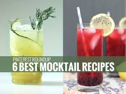 Six Best Mocktail Recipes Mocktail Recipe Mocktails Best Mocktail Recipe