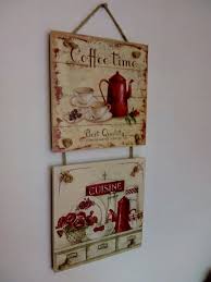 Coffee Decor Vintage House Decor Home Wall Decor Hanging Image 1 Decoupage Decor Coffee Decor House Gifts