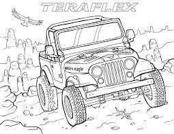 Touch device users, explore by touch or with swipe gestures. Gallery Teraflex Jeep Coloring Pages Teraflex