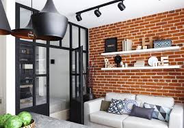 Black And White Brick Wall Design Small Spaces 101 Mistakes To Avoid When Designing For Tiny Rooms Brick Wall Living Room Living Room Decor Modern Brick Wall Decor